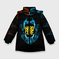 Куртка зимняя для девочки HARD CORE, цвет: 3D-черный