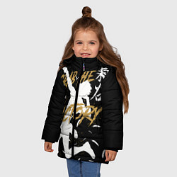 Куртка зимняя для девочки Haikyuu Haikyu Haikuu, цвет: 3D-черный — фото 2