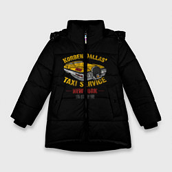 Куртка зимняя для девочки Корбен Далас, цвет: 3D-черный