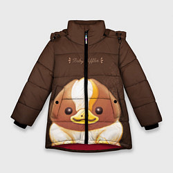 Куртка зимняя для девочки Baby Chocolate Niffler, цвет: 3D-красный