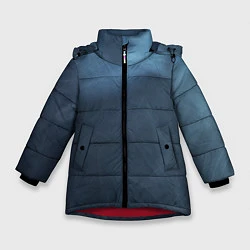 Куртка зимняя для девочки Дымчатый, цвет: 3D-красный