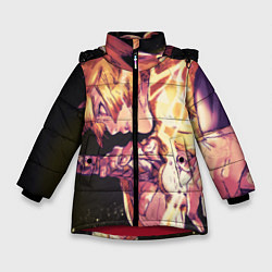 Куртка зимняя для девочки ЗЕНИЦУ ИЗ КЛИНКА, цвет: 3D-красный