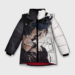 Куртка зимняя для девочки Black Asta, цвет: 3D-красный