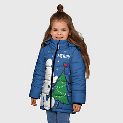 Куртка зимняя для девочки Mickey Mouse, цвет: 3D-светло-серый — фото 2