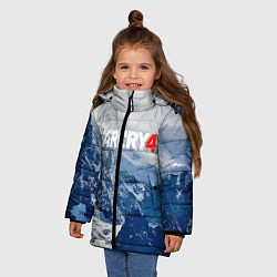 Куртка зимняя для девочки FARCRY 4 S, цвет: 3D-красный — фото 2