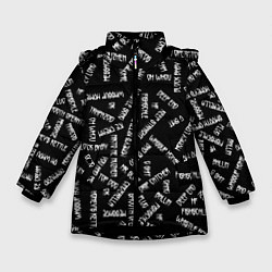 Куртка зимняя для девочки Kizaru Translation Z, цвет: 3D-черный