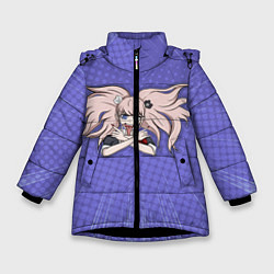 Куртка зимняя для девочки Джунко Эношима, цвет: 3D-черный