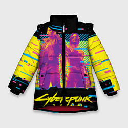 Зимняя куртка для девочки Cyberpunk 2077 - Взлом системы