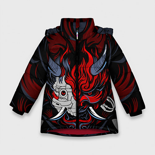 Зимняя куртка для девочки SAMURAI LVL UP / 3D-Красный – фото 1