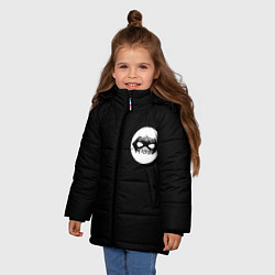 Куртка зимняя для девочки Umbrella academy, цвет: 3D-черный — фото 2
