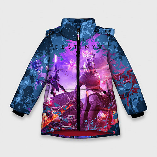 Зимняя куртка для девочки Destiny 2 : Beyond Light / 3D-Красный – фото 1
