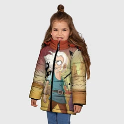 Куртка зимняя для девочки Разочарование, цвет: 3D-светло-серый — фото 2