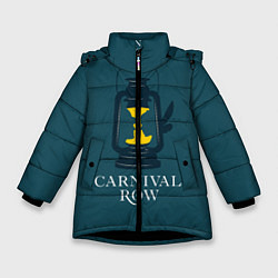 Куртка зимняя для девочки Карнивал Роу - Carnival Row, цвет: 3D-черный