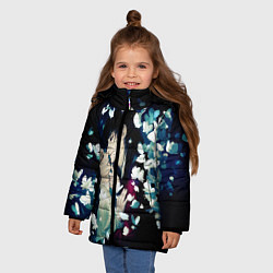 Куртка зимняя для девочки Благословение небожителей, цвет: 3D-светло-серый — фото 2