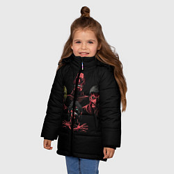 Куртка зимняя для девочки Titan Rhapsody, цвет: 3D-красный — фото 2