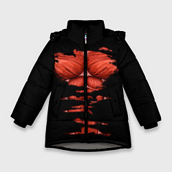 Куртка зимняя для девочки Титан, цвет: 3D-светло-серый