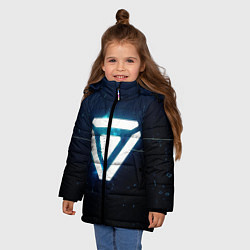 Куртка зимняя для девочки Project, цвет: 3D-черный — фото 2