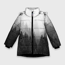 Зимняя куртка для девочки Туманный лес