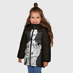 Куртка зимняя для девочки Нанами Магическая Битва, цвет: 3D-светло-серый — фото 2
