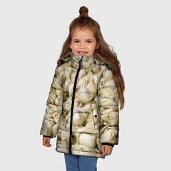 Куртка зимняя для девочки Пельмени, цвет: 3D-черный — фото 2