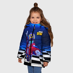 Куртка зимняя для девочки STU СТУ Brawl Stars, цвет: 3D-черный — фото 2
