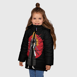 Куртка зимняя для девочки BLEACH - Rangiku Matsumoto, цвет: 3D-черный — фото 2