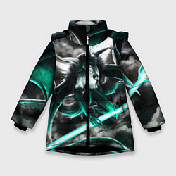 Куртка зимняя для девочки Ulquiorra Schiffer Bleach, цвет: 3D-черный