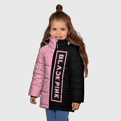 Куртка зимняя для девочки BLACKPINK, цвет: 3D-светло-серый — фото 2