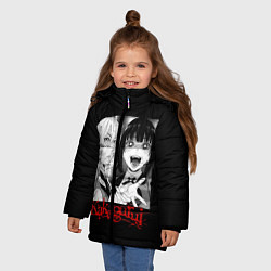Куртка зимняя для девочки Безумный Азарт, цвет: 3D-светло-серый — фото 2