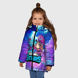 Куртка зимняя для девочки Сквик Squeak и Генерал Гавс, цвет: 3D-черный — фото 2