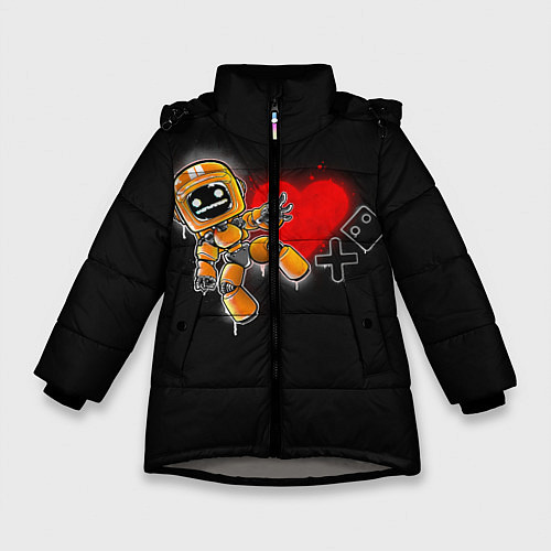 Зимняя куртка для девочки K-VRC Love Death and Robots / 3D-Светло-серый – фото 1
