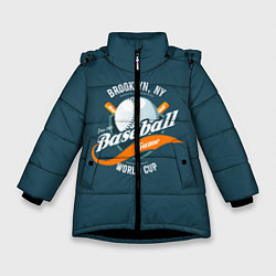 Зимняя куртка для девочки Бейсбол