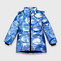 Зимняя куртка для девочки Абстракция