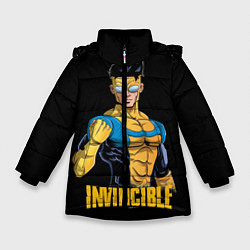 Куртка зимняя для девочки Mark Grayson Invincible, цвет: 3D-черный