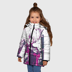 Куртка зимняя для девочки 2B NEON НЕОН, цвет: 3D-черный — фото 2