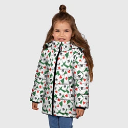 Куртка зимняя для девочки Тузы, цвет: 3D-светло-серый — фото 2