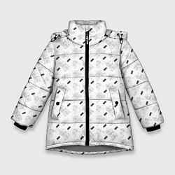 Куртка зимняя для девочки JUDO, цвет: 3D-светло-серый