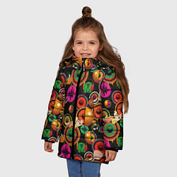 Куртка зимняя для девочки Tune Squad, цвет: 3D-светло-серый — фото 2