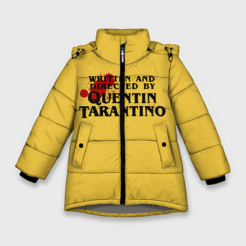 Зимняя куртка для девочки Quentin Tarantino / 3D-Светло-серый – фото 1