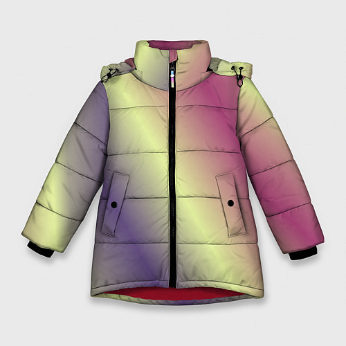 Зимняя куртка для девочки Настроение / 3D-Красный – фото 1