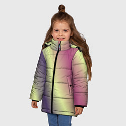 Куртка зимняя для девочки Настроение, цвет: 3D-красный — фото 2