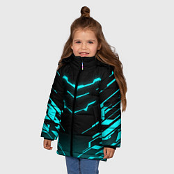 Куртка зимняя для девочки DEAD SPACE АЙЗЕК КЛАРК, цвет: 3D-черный — фото 2