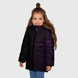 Куртка зимняя для девочки Технометрия, цвет: 3D-красный — фото 2