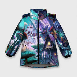 Зимняя куртка для девочки FantasyFish