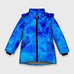 Куртка зимняя для девочки Ice Under Water, цвет: 3D-светло-серый
