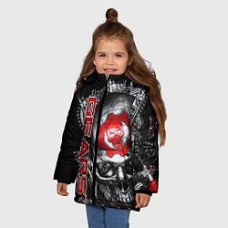 Куртка зимняя для девочки Gears of War Gears 5, цвет: 3D-черный — фото 2