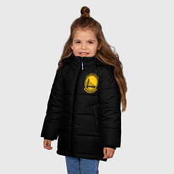 Куртка зимняя для девочки GOLDEN STATE WARRIORS BLACK STYLE, цвет: 3D-черный — фото 2