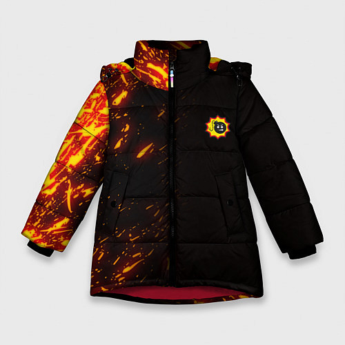 Зимняя куртка для девочки Serious Sam Fire Wave / 3D-Красный – фото 1