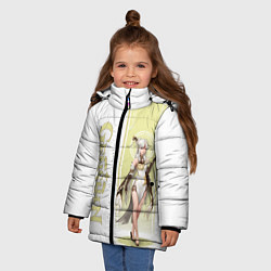 Куртка зимняя для девочки НИН ГУАН NIN GUAN, цвет: 3D-красный — фото 2