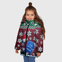 Куртка зимняя для девочки Список плохих дел Arcane, цвет: 3D-красный — фото 2